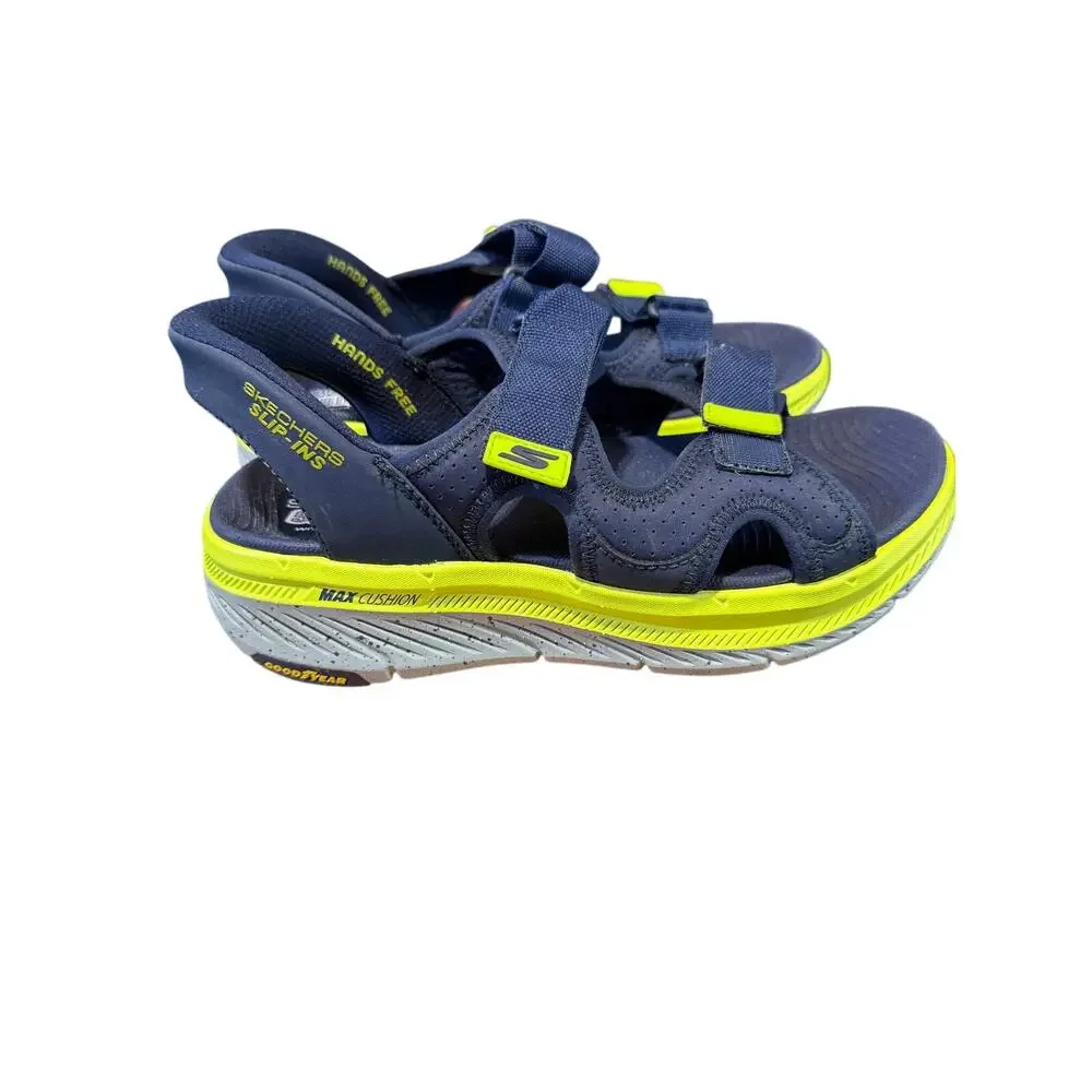 Skechers Men’s Slip Ins Max Cushioning Premier 2.0 Sandal Julian Size 7